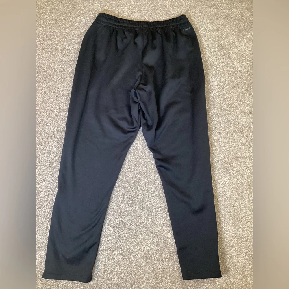 Adidas Mens Black Ankle Zip Sweatpants Joggers Sz XL